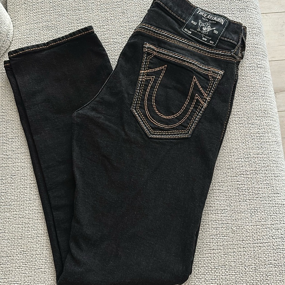 True Religion Brand Jeans- Ricky Straight Fit Jeans - Size 32